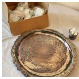 Silverplate Tray w/ Cups