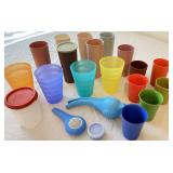 Vintage Tupperware Cups ++