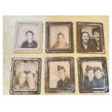 6 Pcs. Antique Mini Frames & Photos
