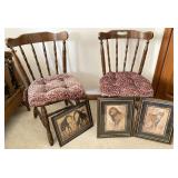 Safari Wall Decor & Matching Chairs