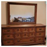 Dresser w/ Mirror 68x20x32