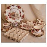 Old Country Roses Cottage Set x15