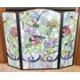 Mosaic Stained Glass Fireplace Screen