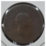 1807 Great Britain Half Penny Copper