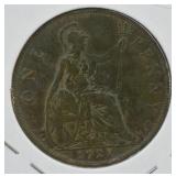 1927 Great Britain King George Penny