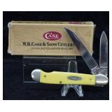 Rare Case XX EZ Yellow Copperhead 2-Blade Knife