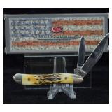 Case XX Stag Peanut 2-Blade Pocket Knife
