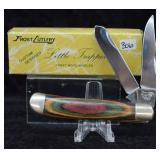 Frost Cutlery Wood Handle 2-Blade Pocket Knife