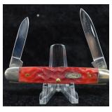 Vintage Case XX Centennial Red Bone 2-Blade Knife