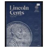 1909 - 1940 Lincoln Cent Book - Incomplete