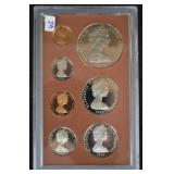1973 Fiji Islands Proof Set; X-Rated Dollar Coin