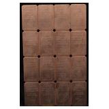 Emergency Trading Copper Buliion Bars; Full Sheet