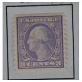 1908 U.S. Washington Stamp; Near Mint Postal Histo