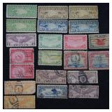 U.S. Airmail Stamp Set; Some Near Mint Postal Hist