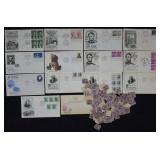 Washington & Lincoln Stamps / Envelopes;