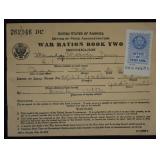 WWII U.S. Ration Book