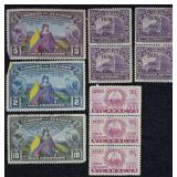 Ecuador, Nicaragua Postal Blocks, Stamps, Philatel