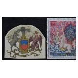 Unicorn & Griffin Stamps Set, Philatelic, Postal