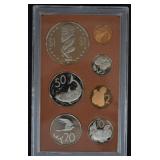1974 Cook Islands "Porn Dollar" Proof Set Coins