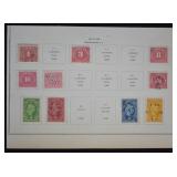 1917-33 U.S. Document Stamps, Philatelic, Postal