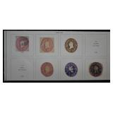 1863-4 Civil War Postal Stamps, Philatelic, Postal