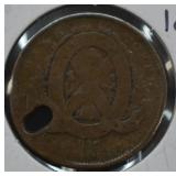 1837 Upper Canada Half Penny Bank Token