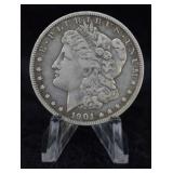 1901 O Morgan Silver Dollar