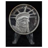 1 oz .999 Silver Liberty Round