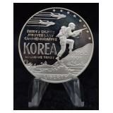 1991 US Mint Korea Commemorative Silver Dollar