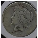 1926 S Silver Peace Dollar