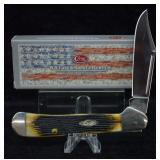 Case XX Stag Handle Linerlock Pocket Knife 61549L