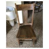 Oak Sewing Rocker