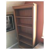 Simulated Wood Open Front Book Shelf