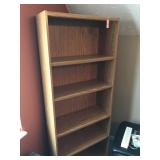 Simulated Oak Open Front Book Shelf