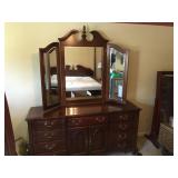Cherry Pennsylvania House Triple Dresser w/ Mirror