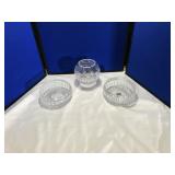 3 Pcs of Leaded Crystal