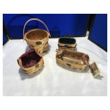 4 Small Petereboro Various Baskets