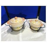 2 Temp-Tations Presentable Oven Ware Bakers