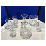 Selection of Clear Glassware