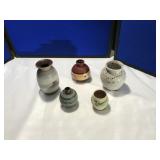 Various Size & Shaped Pottery Vases