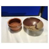 Handmade Pottery Bowl & Vase
