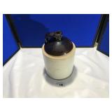 White & Brown Whiskey Jug