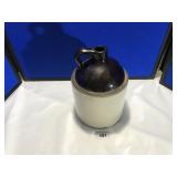 Cream & Brown Whiskey Jug