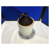 Cream & Brown Whiskey Jug