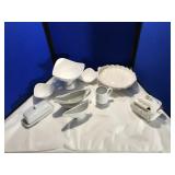 Selection of White Serving Dishes