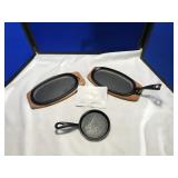 5 Piece Sizzle Steak Platter Set
