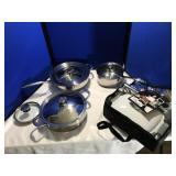 Collection of Wolf-Gang Puck Pots & Pans