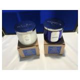 2 White Barn Candles: Midnight Citrus & Vanilla Be