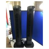 2 Oscillating Tower Fans