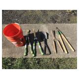 Selection of Yard Working Tools